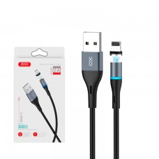 USB кабель XO NB125 магнитный Lightning 1m черный