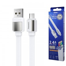 USB кабель Remax Platinum RC-154m micro USB белый
