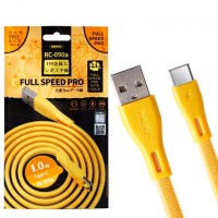 USB кабель Remax RC-090a Full Speed Pro Type-C 1m желтый