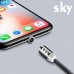 Кабель магнитный USB SKY (R-line) Apple-lightning (100 см) Silver