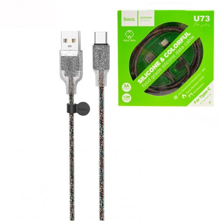 USB Кабель Hoco U73 ″Star″ Type-C 1.2М черный