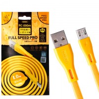 USB кабель Remax RC-090m Full Speed Pro micro USB 1m оранжевый