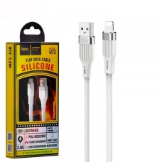 USB Кабель Hoco U72 ″Forest Silicone″ Lightning 1.2М белый