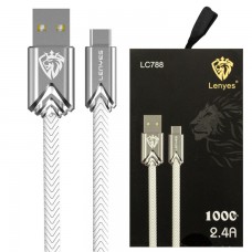 USB Кабель Lenyes LC788 Type-C белый