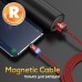 Кабель магнитный USB SKY (R-line) без коннектора (100 см) Red