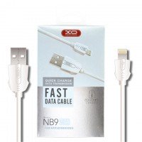 USB кабель XO NB9 lightning 2m белый