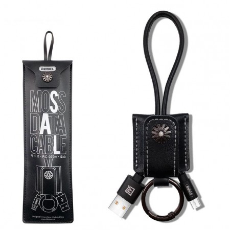 USB кабель Remax RC-079m micro USB 0.3m черный