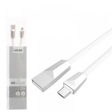 USB кабель LDNIO LS26 micro USB 1m белый