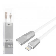 USB кабель LDNIO LS26 lightning 1m белый