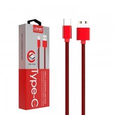 USB кабель LDNIO LS60 Type-C 1m красный