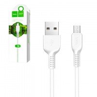 USB кабель Hoco X20 ″Flash″ micro USB 1m белый