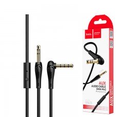 AUX кабель Hoco UPA15 ″Audio″ с микрофоном 1m черный