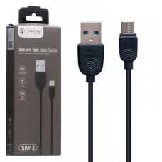 USB Кабель Celebrat SKY-2 micro USB черный
