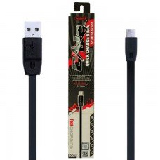 USB кабель Remax FullSpeed RC-001m micro USB 1m черный