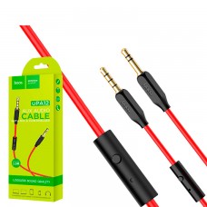 AUX кабель Hoco UPA12 ″Audio″ с микрофоном 1m черный