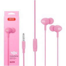 Наушники с микрофоном XO S6 розовые