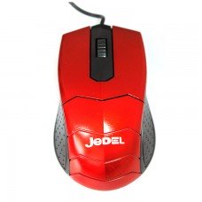 Мышь проводная Jedel JD05 красная