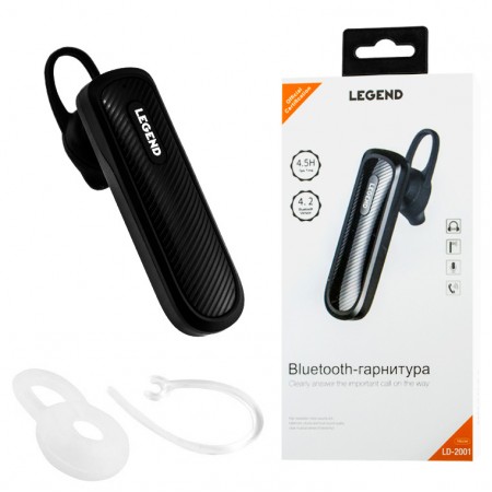 Bluetooth гарнитура LEGEND LD-2001 черная
