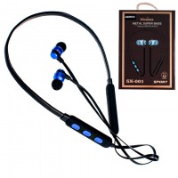 Bluetooth наушники с микрофоном Remax SN-001 синие