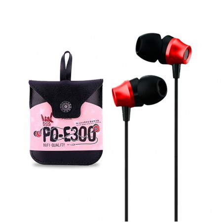 Наушники с микрофоном Remax Proda PD-E300 черно-красные