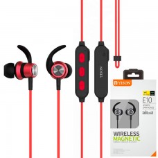 Bluetooth наушники с микрофоном Yison E10 черно-красные