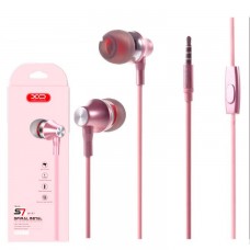 Наушники с микрофоном XO S7 розовые