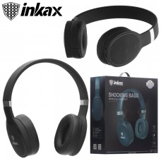 Bluetooth наушники с микрофоном inkax HP-30 черные