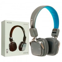Bluetooth наушники с микрофоном Remax RB-200HB серо-синие