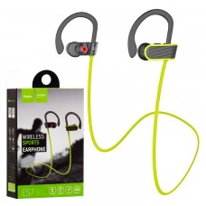 Bluetooth наушники с микрофоном Hoco ES7 серо-зеленые