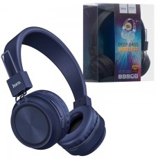Bluetooth наушники с микрофоном Hoco W25 темно-синие