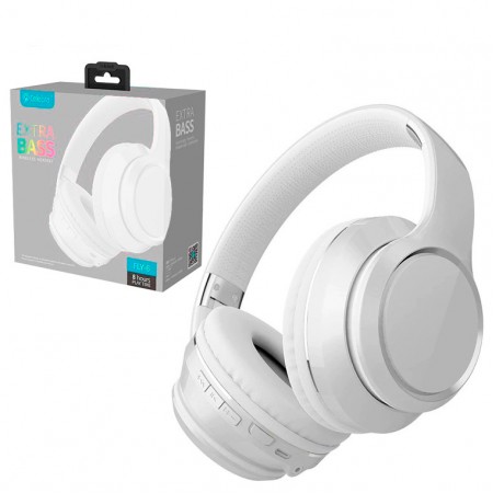 Bluetooth наушники с микрофоном Celebrat FLY-6 белые