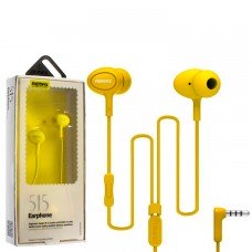Наушники с микрофоном Remax RM-515 желтые