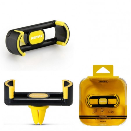 Держатель для телефона Remax RM-C17 черно-желтый