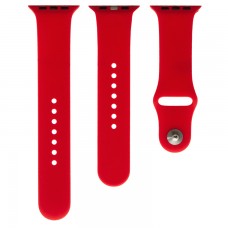 Ремешок Apple Watch Band Silicone Two-Piece 42mm 06, красный