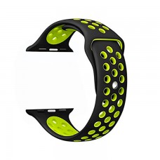 Ремешок Apple Watch Nike 42mm черно-зеленый