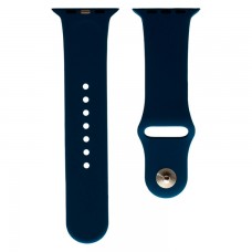 Ремешок Apple Watch Band Silicone One-Piece 38mm 10, темно-синий