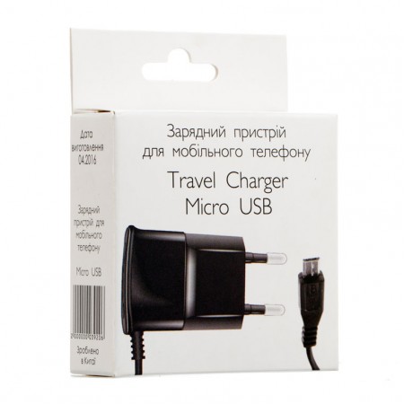 СЗУ Travel Charger Micro USB 0.6A black