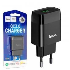 Сетевое зарядное устройство Hoco C72Q QC3.0 1USB 2A black