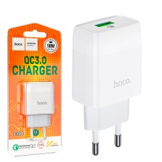 Сетевое зарядное устройство Hoco C72Q QC3.0 1USB 2A white