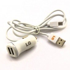 АЗУ блистер LG 2USB 3,1A (2in1) micro USB white