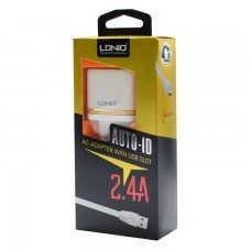 СЗУ LDNIO DL-AC52 2USB 2.4A micro-USB white
