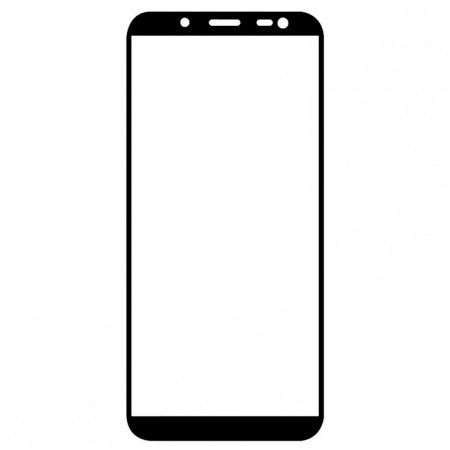 Защитное стекло Full Screen Samsung J6 2018 J600 black тех.пакет