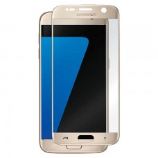 Защитное стекло Full Screen Samsung S7 G930 gold тех. пакет