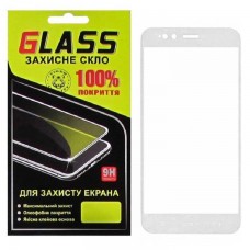 Защитное стекло Full Glue Xiaomi Mi5X, Mi A1 white Glass