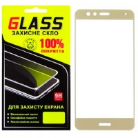 Защитное стекло Full Screen Huawei P10 Lite 2017 gold Glass