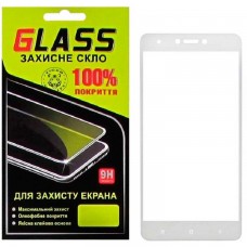 Защитное стекло Full Glue Xiaomi Redmi Note 4X white Glass