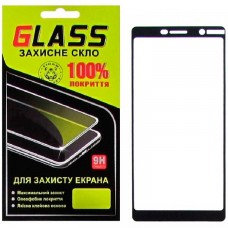 Защитное стекло Full Screen Nokia 7 Plus black Glass