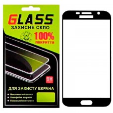 Защитное стекло Full Screen Samsung S6 G920 black Glass