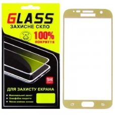 Защитное стекло Full Screen Samsung S7 G930 gold Glass