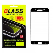 Защитное стекло Full Screen Samsung J7 2016 J710 black Glass